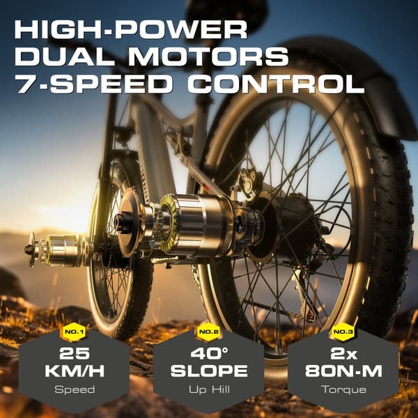 26 "e-cykel, 3.0 tønde dæk 500W motor, maksimal hastighed 40 km / t Shengmilo e-cykel