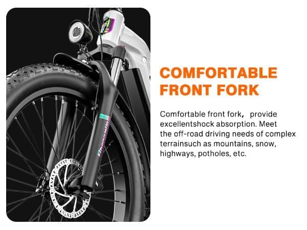 Shengmilo MX06 El-cykler 1000W børsteløs motor 17,5AH batteri urban pendler elcykel tophastighed 42KM/t 26-tommer fedtdæk el mountainbike