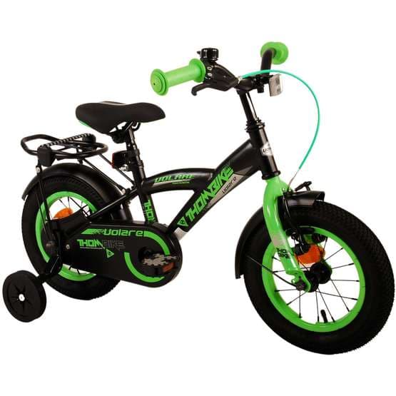 Volare - Børnecykel - Thombike 12 Tommer Grøn - Fodbremse
