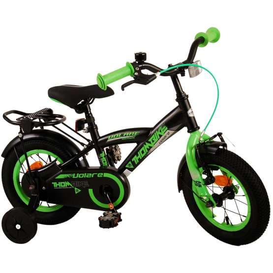 Volare - Lasten pyörä - Thombike 12 tuuman vihreä - Jalkajarru