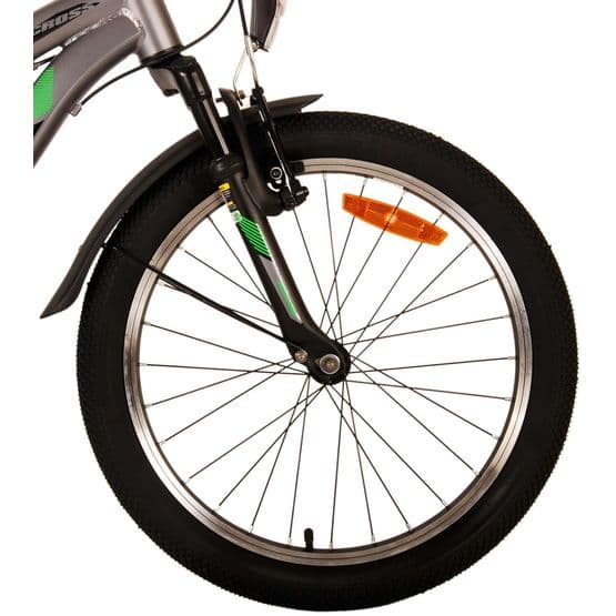 Volare - Barncykel - Cross 20 Tum Mörk Grå - 6 Växlar