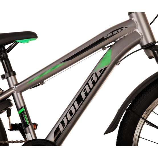 Volare - Barncykel - Cross 20 Tum Mörk Grå - 6 Växlar