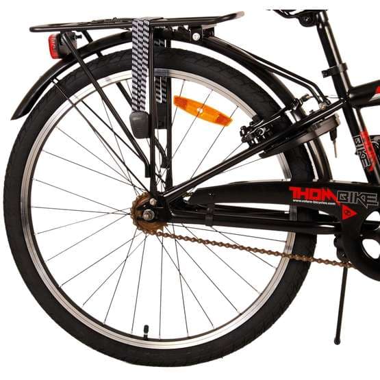 Volare - Barncykel - Thombike 24 Tum Röd - Dubbla Handbromsar