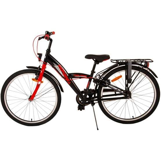Volare - Barncykel - Thombike 24 Tum Röd - Dubbla Handbromsar
