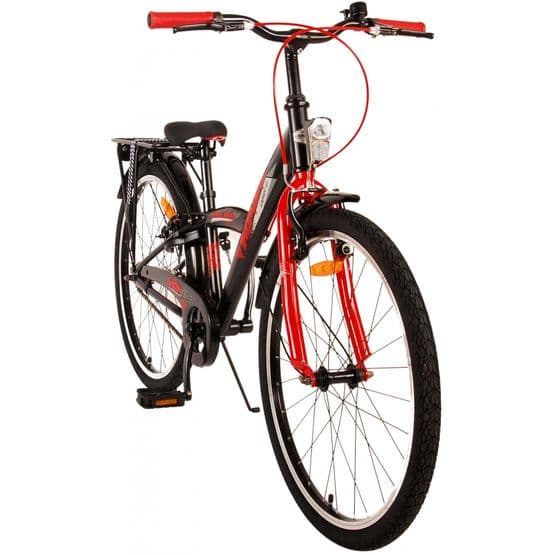 Volare - Barncykel - Thombike 24 Tum Röd - Dubbla Handbromsar