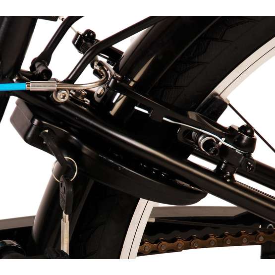 Volare - Børnecykel - Thombike 24 Tommer Blå - Dobbelte håndbremser
