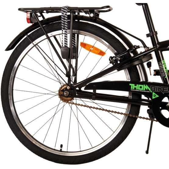 Volare - Børnecykel - Thombike 24 Tommer Grøn - Dobbelte håndbremser
