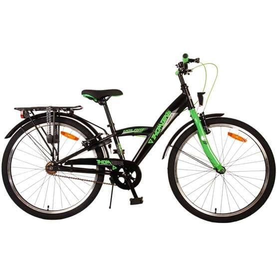 Volare - Børnecykel - Thombike 24 Tommer Grøn - Dobbelte håndbremser