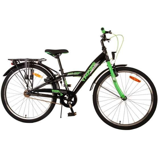 Volare - Børnecykel - Thombike 24 Tommer Grøn - Dobbelte håndbremser