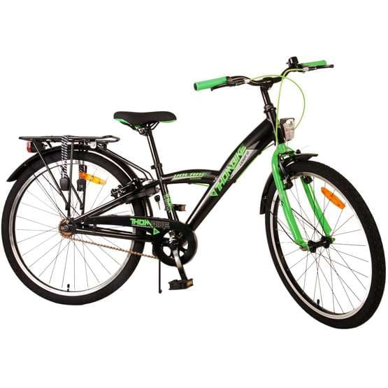Volare - Børnecykel - Thombike 24 Tommer Grøn - Dobbelte håndbremser