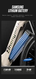 Miniatyrbild 7 av 11: Shengmilo S700 elcykel 2000W elcykel 48V 17.5ah batteri Shimano 7-växlad elcykel 26 tums elcykel med tjocka däck