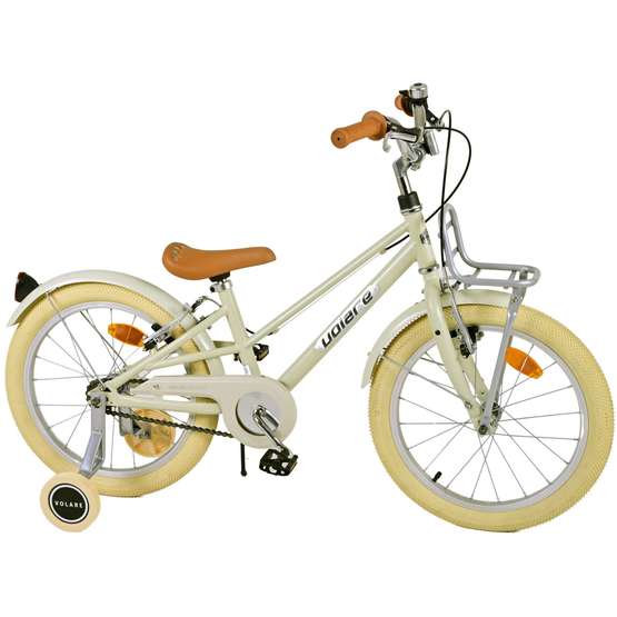 Volare - Børnecykel - Melody 18 Tommer Satin Sand Dobbelt Håndbremser