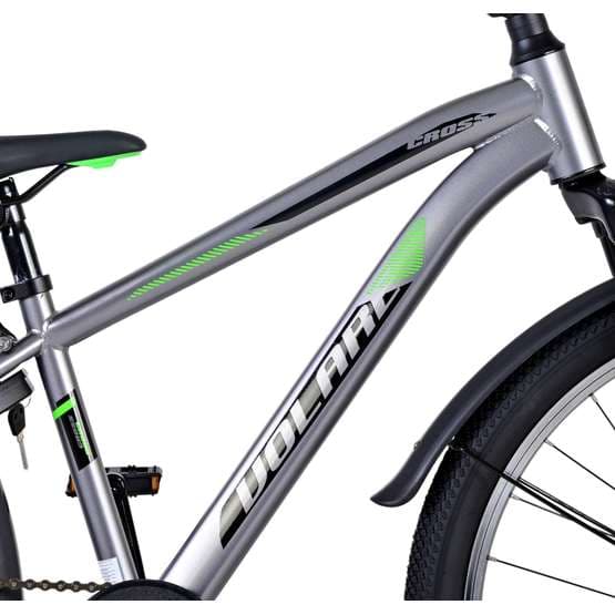 Volare - Børnecykel - Cross 24 Tommer Mørkegrå - Fodbremse