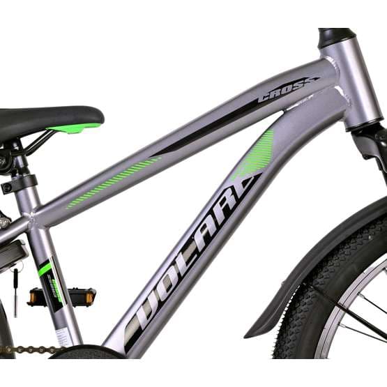 Volare - Børnecykel - Cross 20 Tommer Mørkegrå - Fodbremse
