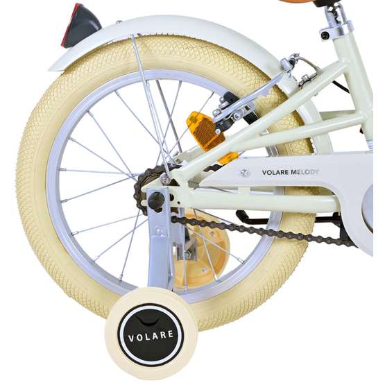 Volare - Barncykel - Melody 16 Tum Satin Sand Dubbla Handbromsar