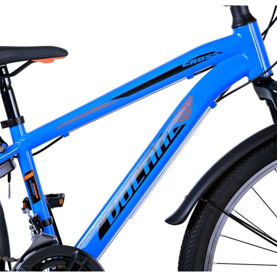 Volare - Barncykel - Cross 24 Tum Blå - 18 Växlar