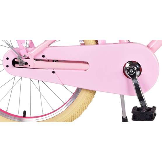 Volare - børnecykel - fremragende 20 tommer lyserød - fodbremse med baggageholder foran