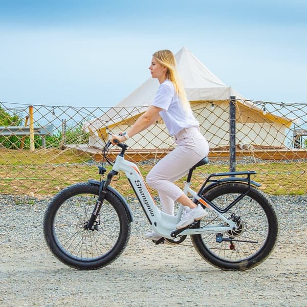 Shengmilo MX06 voksen elcykel 1000W børsteløs motor 48V 17,5AH Samsung batteri 90KM Endurance terrængående fedtdæk 26-tommer elcykel