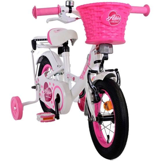 Volare - børnecykel - Ashley 12 tommer hvid - fodbremse