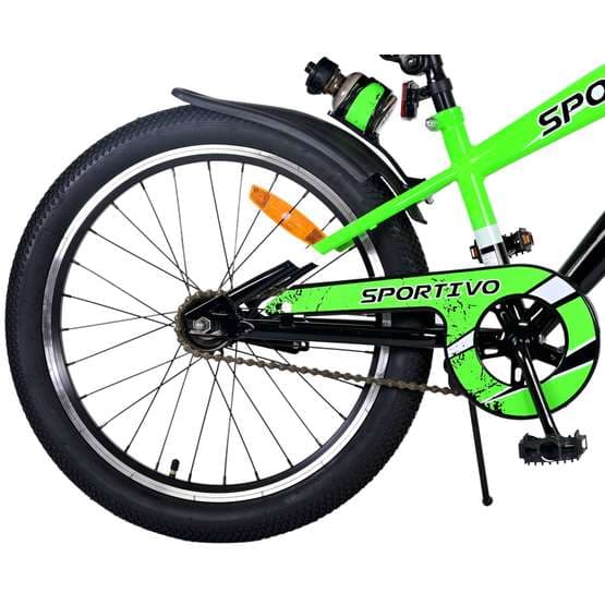 Volare - Barncykel - Sportivo 20 Tum Grön - Fotbroms