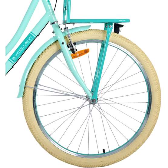 Volare - børnecykel - fremragende 26 tommer grøn - Nexus 3 med bagagebærer foran