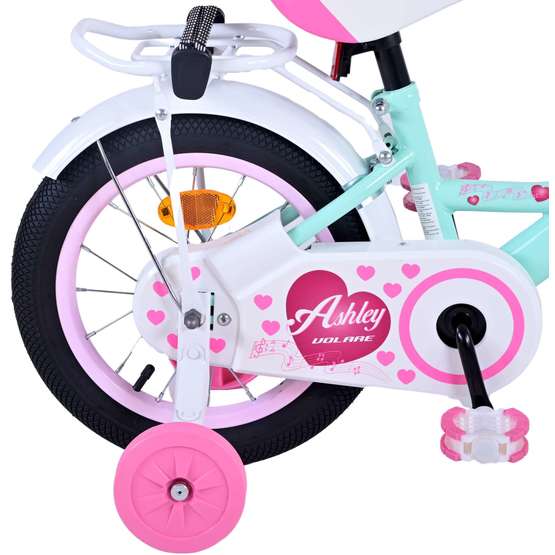 Volare - børnecykel - Ashley 14 tommer grøn - fodbremse