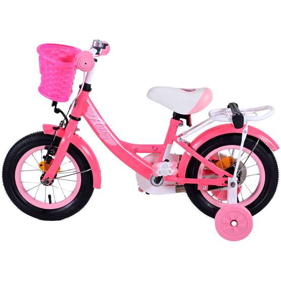 Volare - Barncykel - Ashley 12 Tum Mörk Rosa - Fotbroms