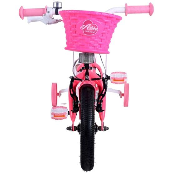 Volare - Barncykel - Ashley 12 Tum Mörk Rosa - Fotbroms