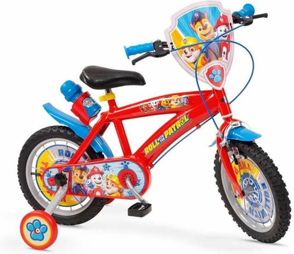 Børnecykel 14" Paw Patrol Rød 1478 Dreng NY TOIMSA