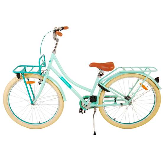 Volare - børnecykel - fremragende 26 tommer grøn - fodbremse med bagagebærer foran