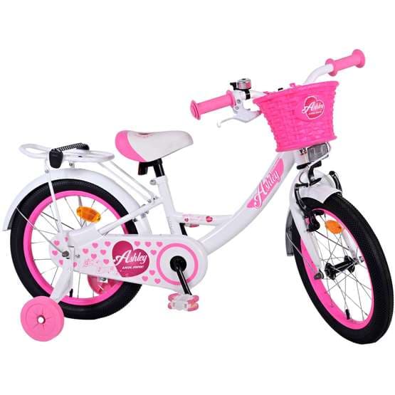 Volare - Børnecykel - Ashley 16 Tommer Hvid - Fodbremse