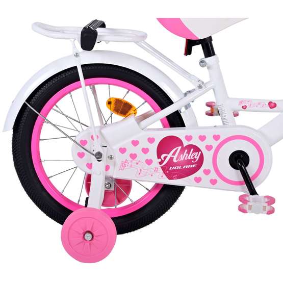 Volare - Børnecykel - Ashley 16 Tommer Hvid - Fodbremse
