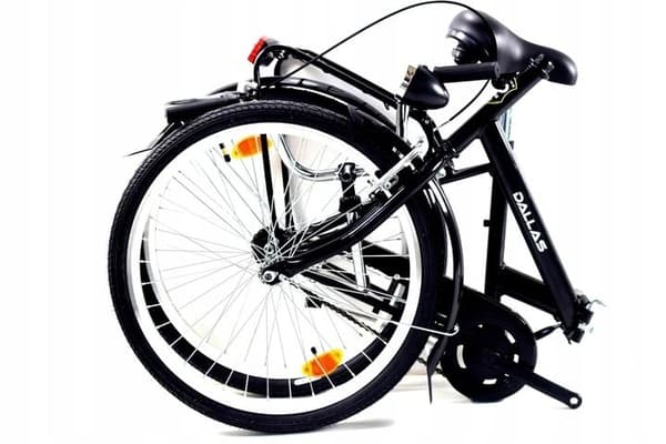 Foldecykel - 24 tommer - uden gear - sort