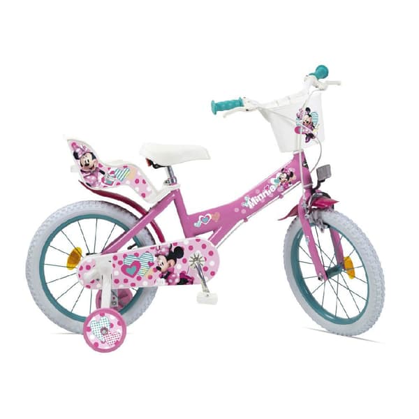Disney Cykel Minnie 14´´ Rosa  Pojke