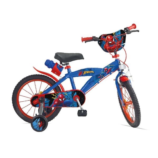 Disney Cykel Spiderman 14´´ Blå  Dreng
