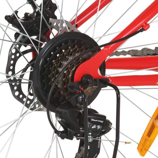 Mountainbike 21 Växlar 26-Tums Däck 36 Cm Röd