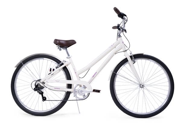 Huffy Sienna 27.5" Women's Bicycle, Shimano 7-speed index, Bone Satin