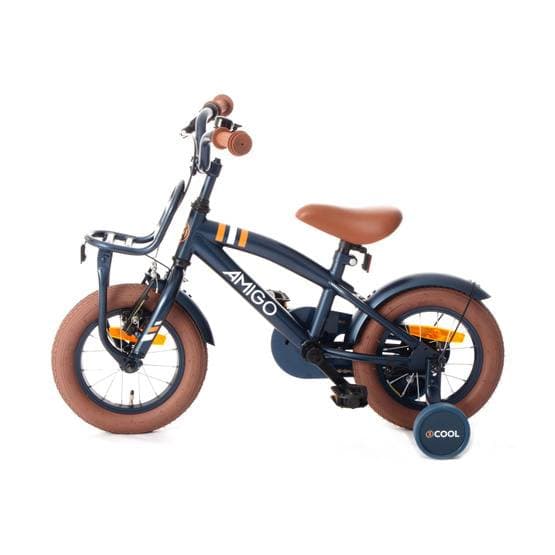 Amigo - Barncykel - 2Cool 12 Tum 21 Cm Fotbroms Blå