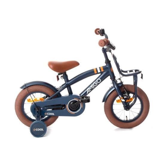 Amigo - Barncykel - 2Cool 12 Tum 21 Cm Fotbroms Blå