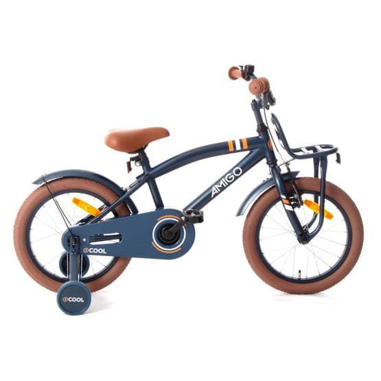 Amigo - Barncykel - 2Cool 16 Tum 26 Cm Fotbroms Blå