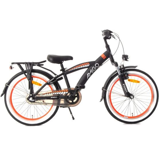 Amigo - Barncykel - Roady 20 Tum 27,5 Cm 3 Växlar Fotbroms Svart/Orange