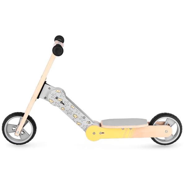 Spokey Cykel Utan Pedaler Woo-ride Multi 2in1 Gul  Pojke