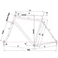 Miniatyrbild 4 av 4: Cinelli Superstar Gruscykel Hobootleg Deore 2022 Röd 2XL