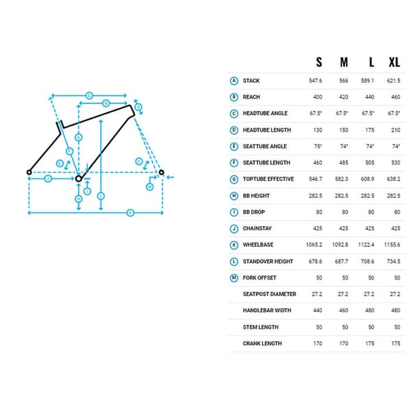 Marin Sorapyörä Gestalt X10 Advent 2023 Sininen XL