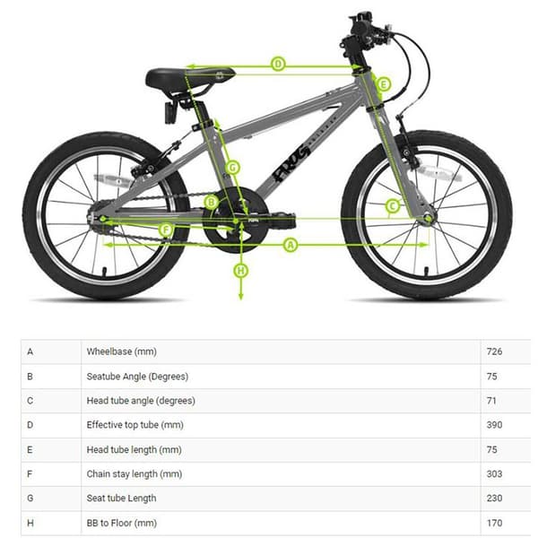 Frog Bikes Cykel 44 16´´ Grøn  Dreng