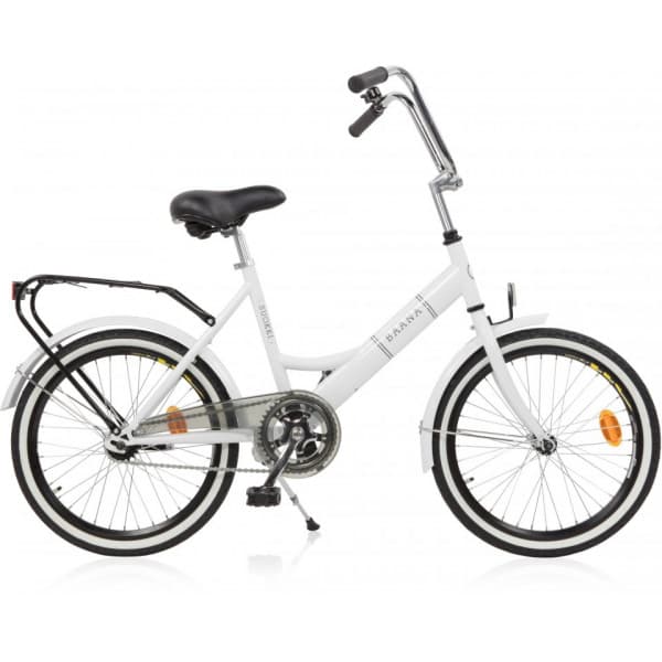 Baana Suokki 20" -cykel, 1-växlad, vit