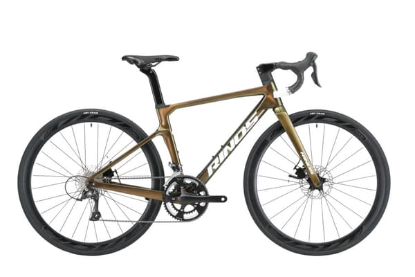 RINOS carbon landevejscykel 700C Shimano 105 R7000 22 gear Odin3.0 Guld 56 cm