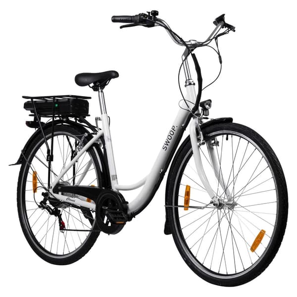 Swoop Elektrisk Sykkel Klassisk, Dame 28 Hvit