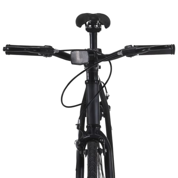 Fixed gear cykel svart och grön 700c 55 cm
