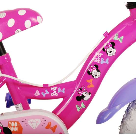 Volare - Barncykel - Minnie Cutest Ever 12 Tum Dubbla Handbromsar
